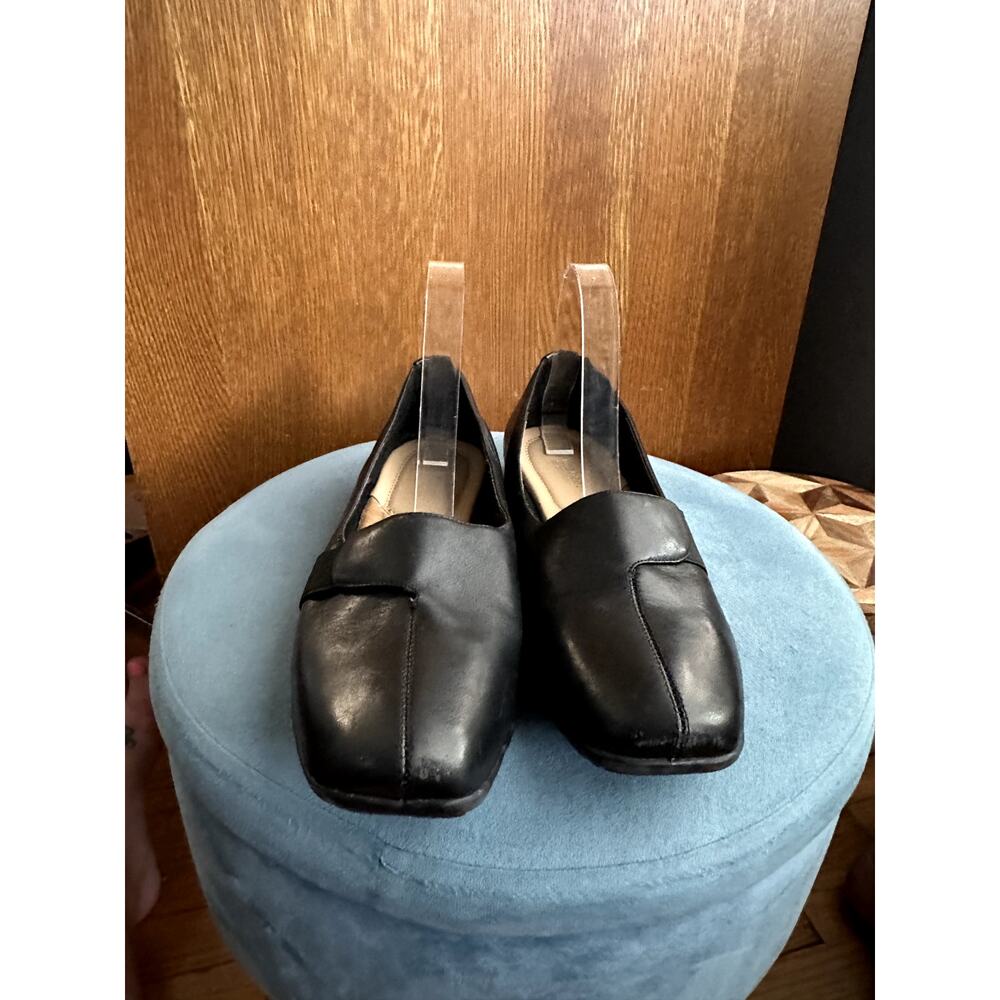 Naturalizer Ryber Women's Black Leather Flats | Size 9 - Picture 2 of 5